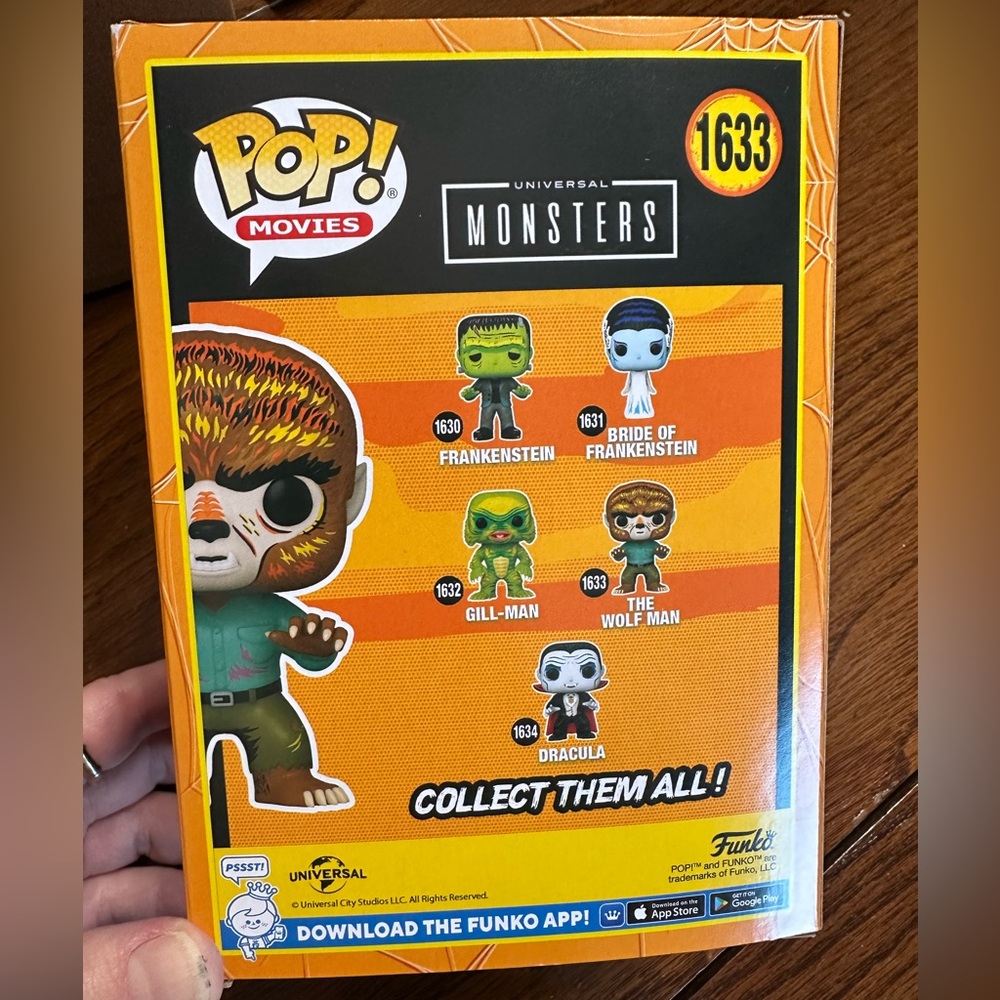 Funko Pop Universal Monsters The wolf Man - Picture 3 of 3